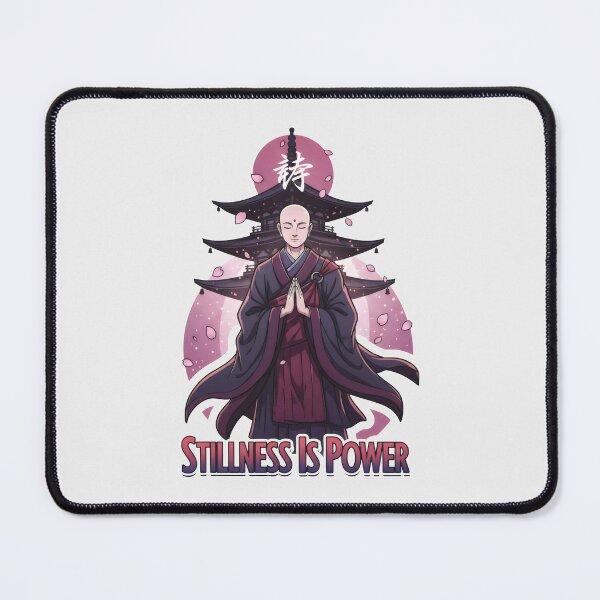 Item preview, Stillness Is Power Zen Monk Japanese Culture designed and sold by SplashTastic.