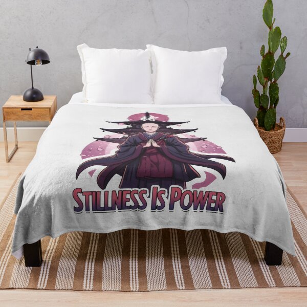 Item preview, Stillness Is Power Zen Monk Japanese Culture designed and sold by SplashTastic.