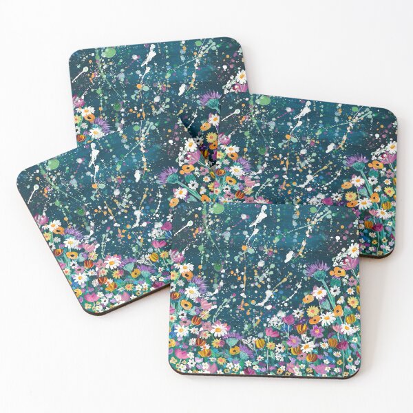 Item preview, Nighttime Florals  designed and sold by EmmaLCArtShop.