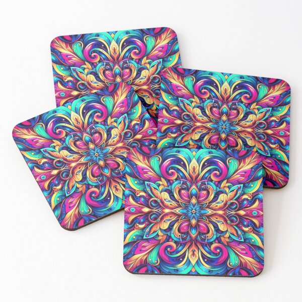 Item preview, Colorful Mandala – Vibrant Symmetrical Abstract Design designed and sold by Dogandesighn.