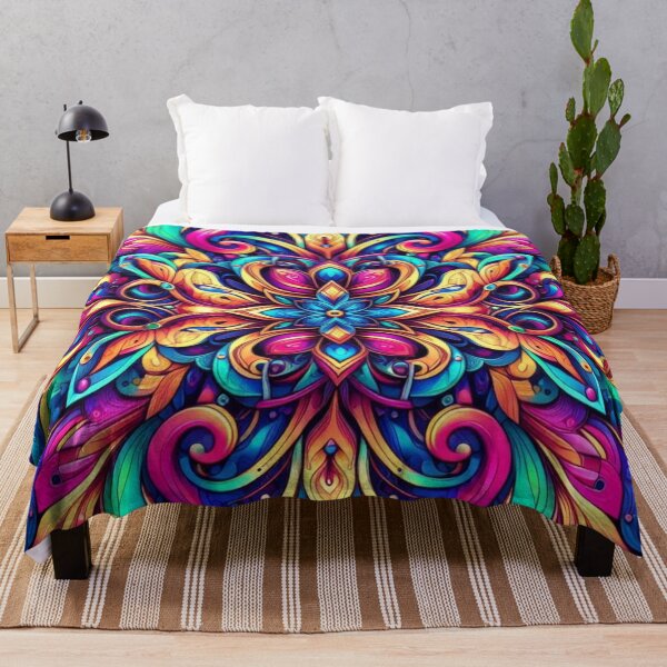 Item preview, Colorful Mandala – Vibrant Symmetrical Abstract Design designed and sold by Dogandesighn.
