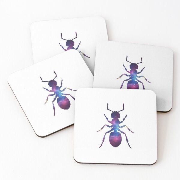 Item preview, Cosmic Ant Sticker – Spatial Symmetry and Universe for Gamer Decoration designed and sold by bsbd-action.