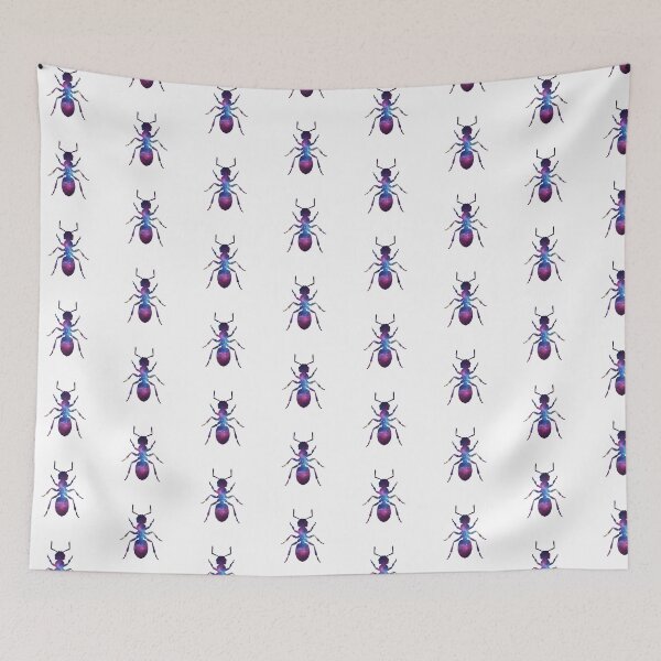 Item preview, Cosmic Ant Sticker – Spatial Symmetry and Universe for Gamer Decoration designed and sold by bsbd-action.