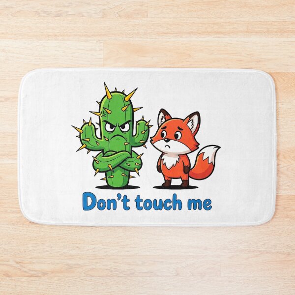 Item preview, Don't Touch Me Cactus Fox designed and sold by Pollock.