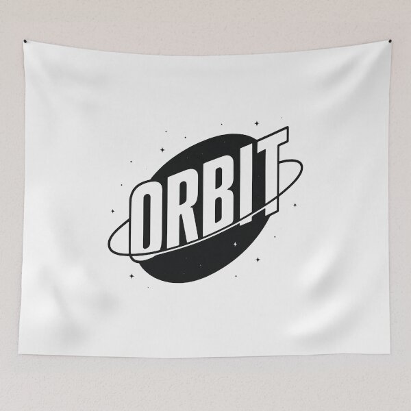 Item preview, ORBIT - Futuristic Cosmic Typography Graphic designed and sold by MKreative Studio.