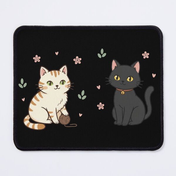 Item preview, Kawaii Cat Orange Tabby & Black Cat designed and sold by 0606PM.