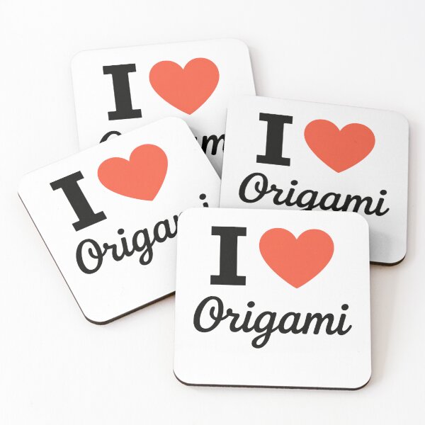 Item preview, I Love Origami | Paper Art Typography | Creative Folding & Handmade Design designed and sold by PaintedPixels01.