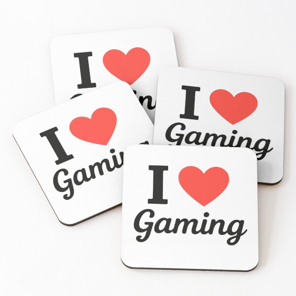 Item preview, I Love Gaming | Video Game Typography | Gamer Passion & Digital Adventure Design designed and sold by PaintedPixels01.