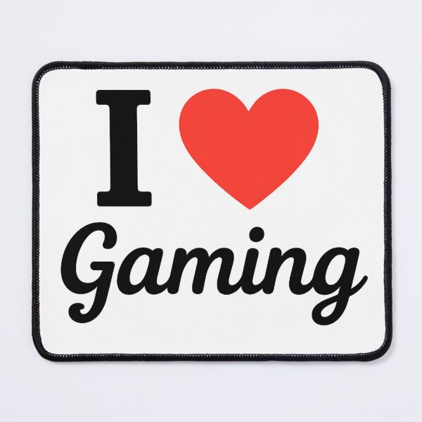 Item preview, I Love Gaming | Video Game Typography | Gamer Passion & Digital Adventure Design designed and sold by PaintedPixels01.