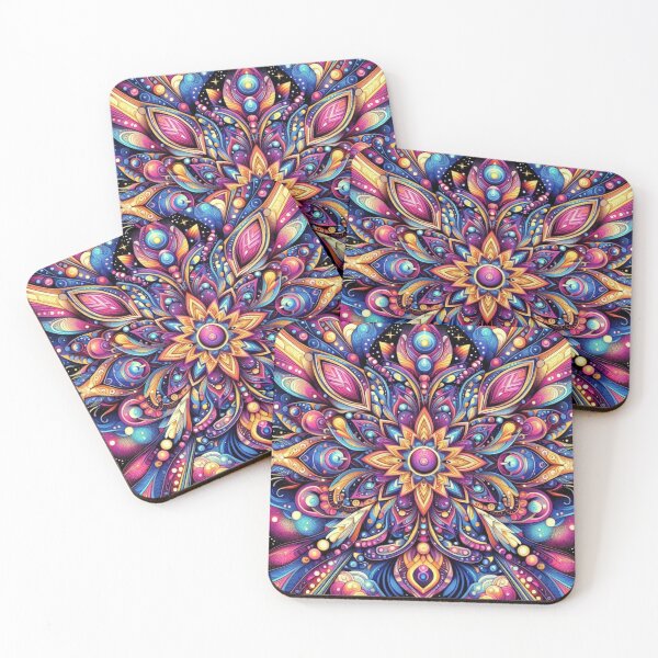 Item preview, Colorful Mandala – Vibrant Symmetrical Abstract Design designed and sold by Dogandesighn.