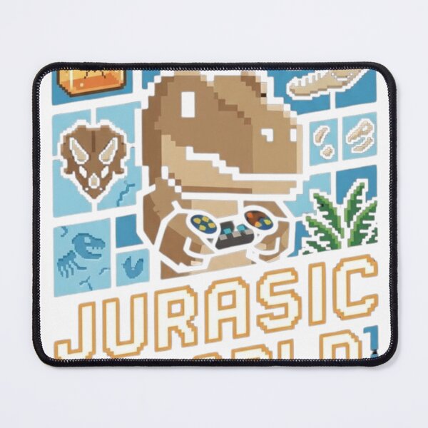 Item preview, Pixel Dinosaur Gamer - Retro Jurassic World Style 8-Bit Art designed and sold by vaidalee.