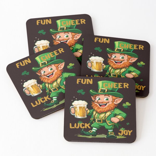 Item preview, Prone to Shenanigans and Malarkey Funny Leprechaun Drinking  designed and sold by SassyGin.