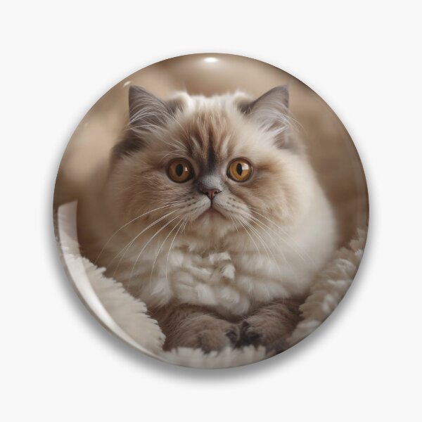 Item preview, Soft Plush Portrait Style Ragamuffin Cat – Moonelle Cozy Fluffy Cat Design designed and sold by ArtivaNest.