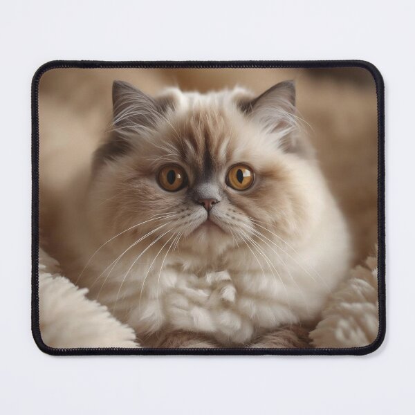 Item preview, Soft Plush Portrait Style Ragamuffin Cat – Moonelle Cozy Fluffy Cat Design designed and sold by ArtivaNest.