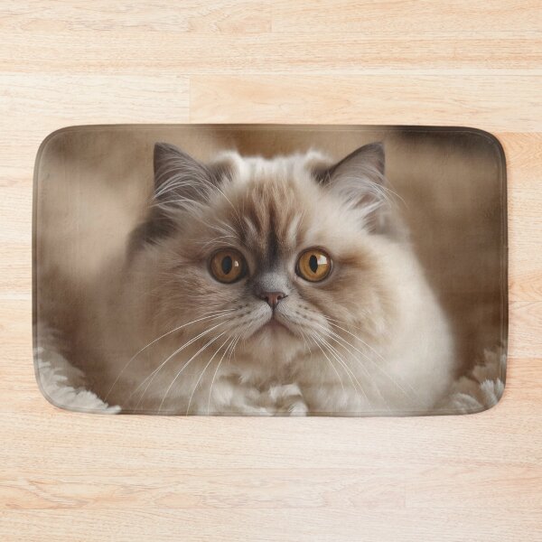 Item preview, Soft Plush Portrait Style Ragamuffin Cat – Moonelle Cozy Fluffy Cat Design designed and sold by ArtivaNest.
