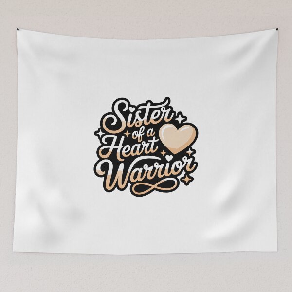 Item preview, Sister Of a Heart Warrior – Proud and Strong CHD Support Family Essential designed and sold by SEBANOX.
