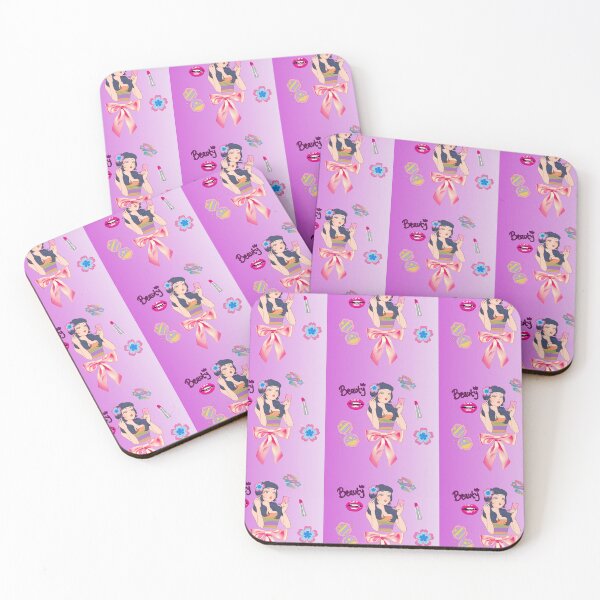 Item preview, Sticker of a girl putting on makeup designed and sold by Amlovedesign.