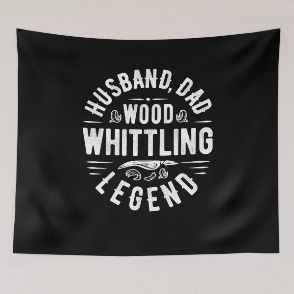Item preview, Husband, Dad, Wood Whittling Legend designed and sold by propellerhead.