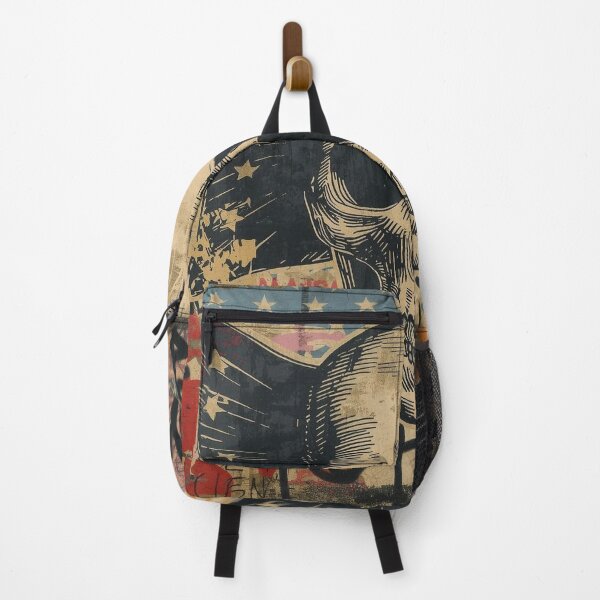Item preview, USA Flag – Vintage grafiti artistic style designed and sold by ValentinaHramov.