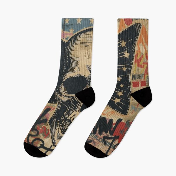 Item preview, USA Flag – Vintage grafiti artistic style designed and sold by ValentinaHramov.
