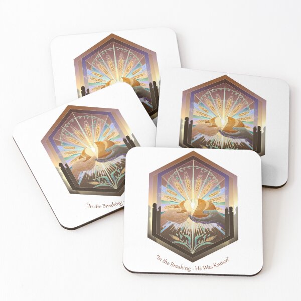 Item preview, Emmaus Journey He Was Known Tee, Breaking Bread Awakening Mug, Christian Hope Gift designed and sold by YMLux.