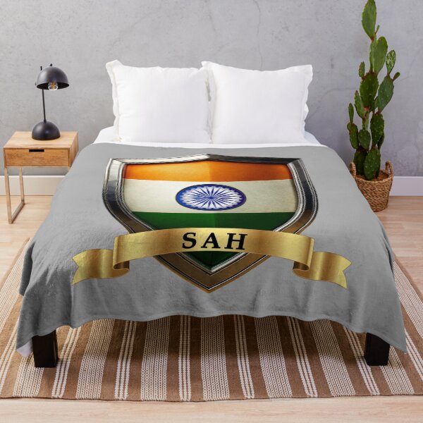 Artikelvorschau, Sah India Heraldic Name Shield entworfen und verkauft von Highlandkings.