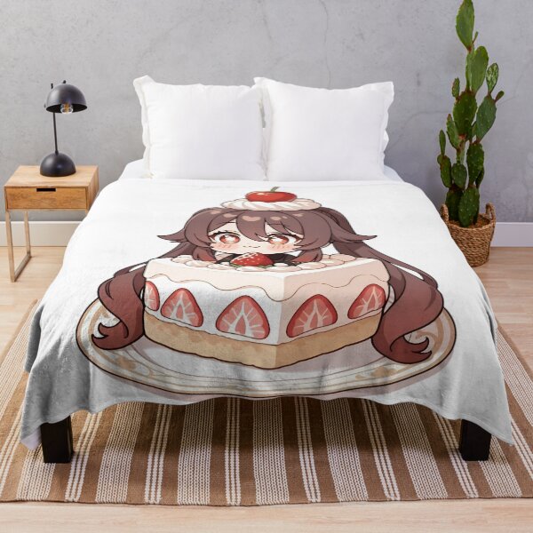 Item preview, Cute Chibi Strawberry Cake Girl – Kawaii Dessert Anime Character designed and sold by Dyan4.
