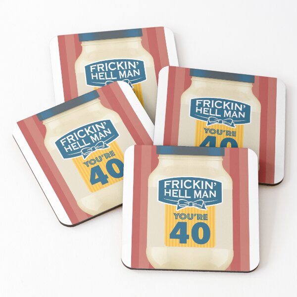 Item preview, Frickin' Hell Man You're 40 designed and sold by The Sweary Mary Gift Store.