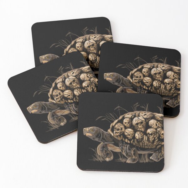Item preview, Skull Turtle, handpainted painting  designed and sold by AK-Hevonen.