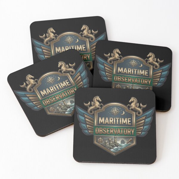 Item preview, Maritime Observatory – Nautical Cosmic Emblem Design designed and sold by Dogandesighn.