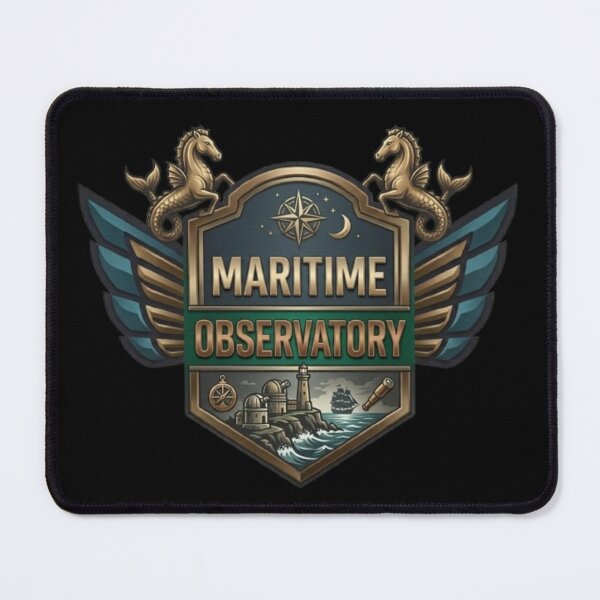 Item preview, Maritime Observatory – Nautical Cosmic Emblem Design designed and sold by Dogandesighn.
