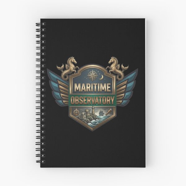 Item preview, Maritime Observatory – Nautical Cosmic Emblem Design designed and sold by Dogandesighn.