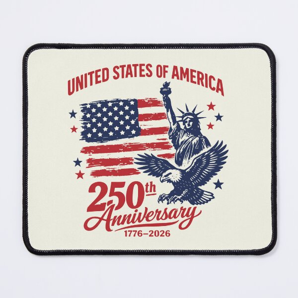 Item preview, USA 250 Years Anniversary, Retro America Flag 4th July Patriotic designed and sold by NicowrmSArt.