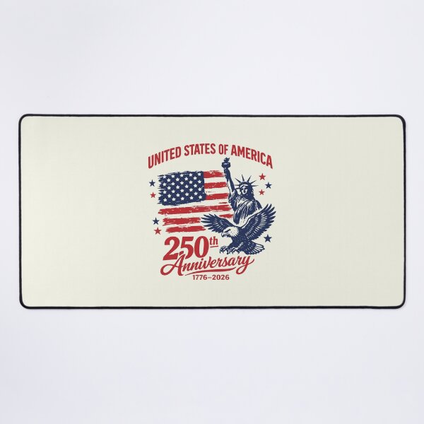 Item preview, USA 250 Years Anniversary, Retro America Flag 4th July Patriotic designed and sold by NicowrmSArt.