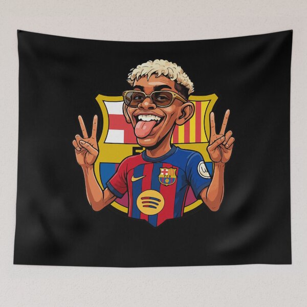 Item preview, Lamine Yamal Barca  designed and sold by Pranali Pansare.