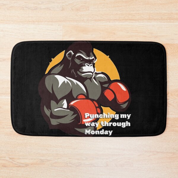 Item preview, Punching Through Monday - Powerful Gorilla Art designed and sold by Mini Pixel Perfect Co..