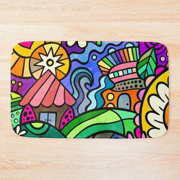 Item preview, Doodle Wonderland Cute Cartoon Landscape  designed and sold by Prawny.