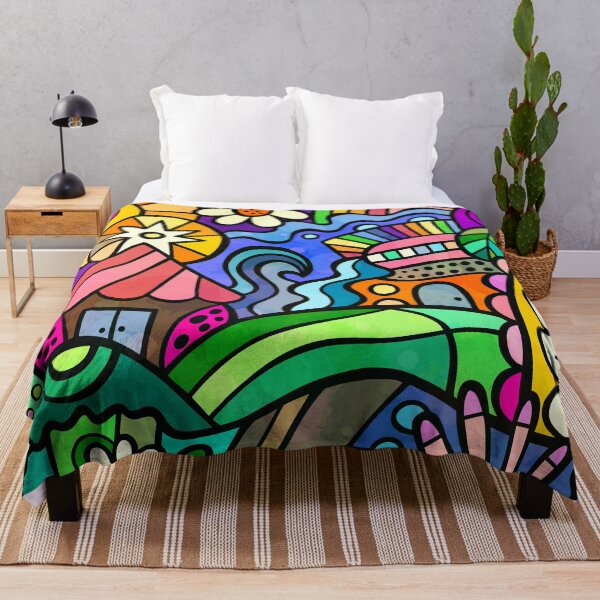 Item preview, Doodle Wonderland Cute Cartoon Landscape designed and sold by Prawny.