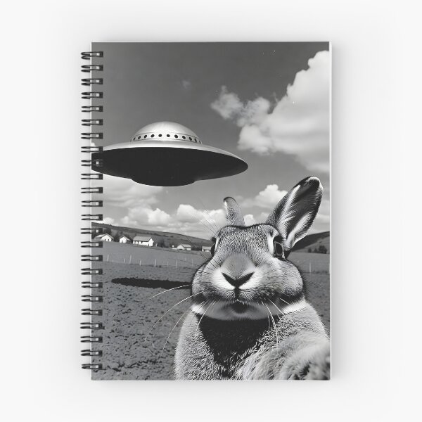 Item preview, Funny Bunny Selfie with Alien UFO Easter Eggs Cute Easter Bunny designed and sold by Jokerstyle.