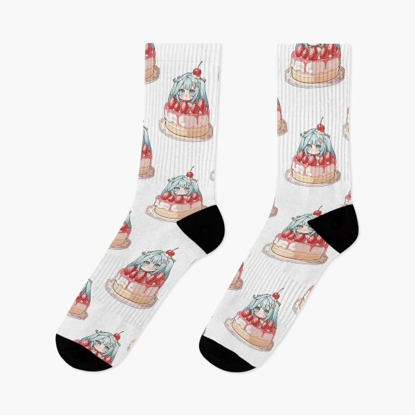 Item preview, Cute Strawberry Cake Chibi Girl | Kawaii Anime Dessert Character | Pastel Aesthetic Sweet Illustration designed and sold by Dyan4.