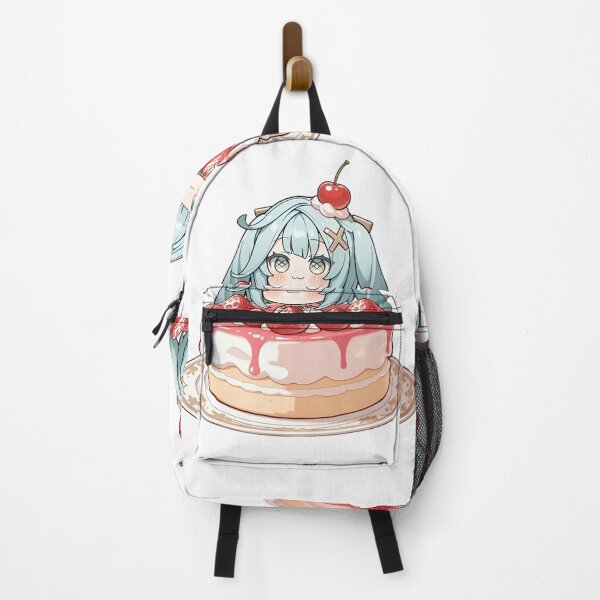 Item preview, Cute Strawberry Cake Chibi Girl | Kawaii Anime Dessert Character | Pastel Aesthetic Sweet Illustration designed and sold by Dyan4.