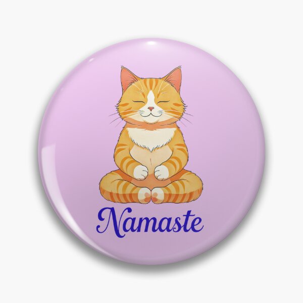 Item preview, Cool Cat Namaste Design 5 designed and sold by DigitalandPhoto.