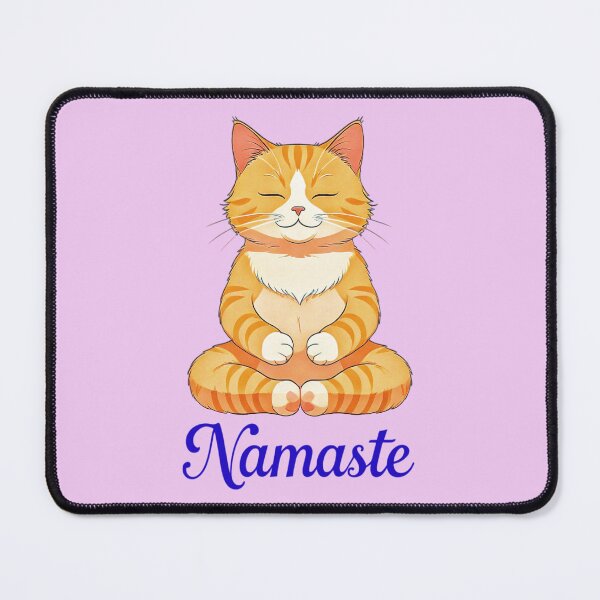 Item preview, Cool Cat Namaste Design 5 designed and sold by DigitalandPhoto.