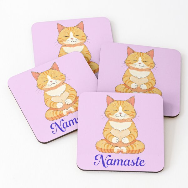 Item preview, Cool Cat Namaste Design 5 designed and sold by DigitalandPhoto.