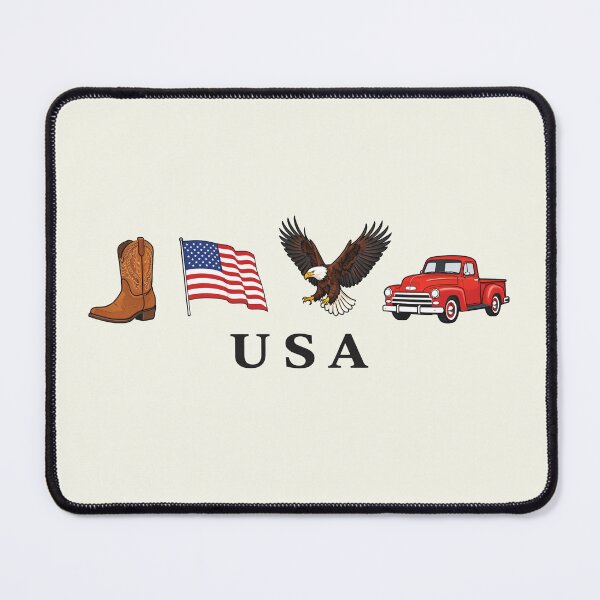 Item preview, USA Icons, America 4th of July - Country, Western, Cowboy, Eagle 2 designed and sold by NicowrmSArt.