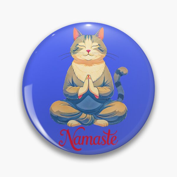Item preview, Cool Cat Namaste Design 4 designed and sold by DigitalandPhoto.