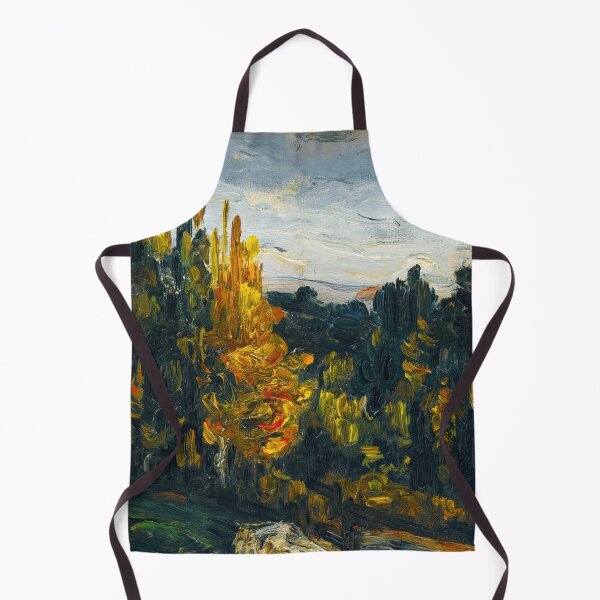 Item preview, Paysage by Paul Cézanne: Autumn Woodland Landscape Fine Art Poster designed and sold by artofuniverse.