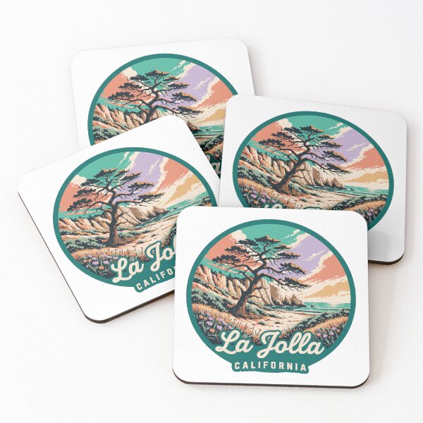 Item preview, La Jolla California Coastal Sunset Landscape designed and sold by CircinusStore.