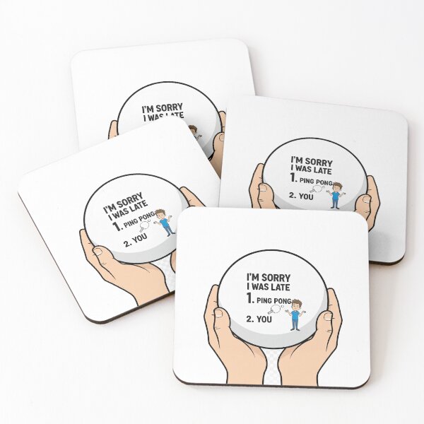 Item preview, Funny Ping Pong Priorities T-Shirt - Sorry I Was Late Table Tennis Gift designed and sold by OhMyPingCo.