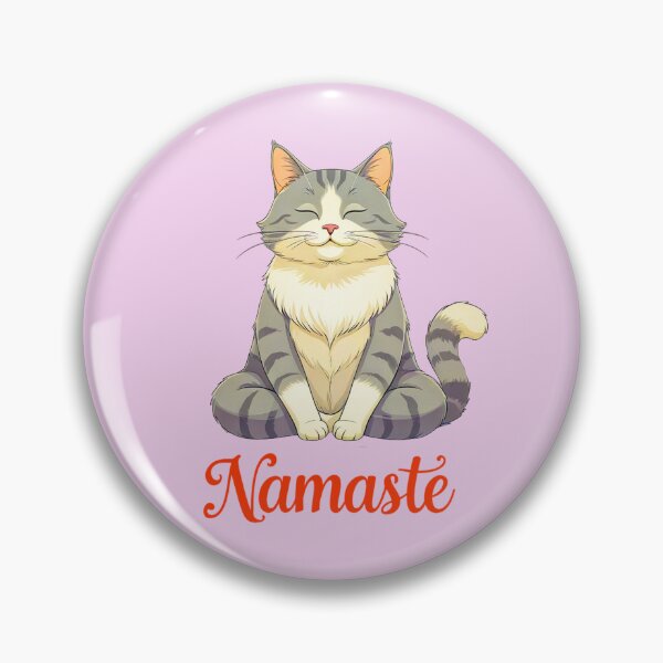 Item preview, Cool Cat Namaste Design 3 designed and sold by DigitalandPhoto.